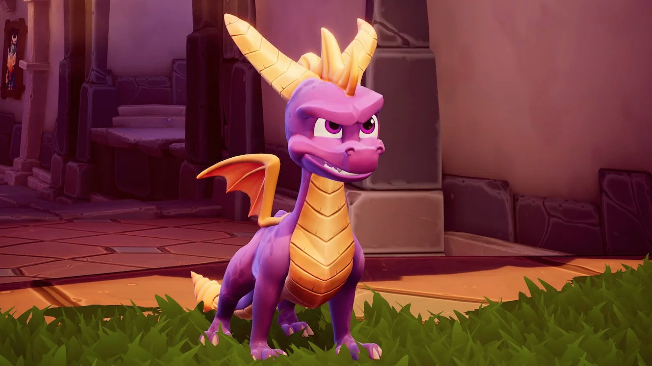 Spyro fialový drak
